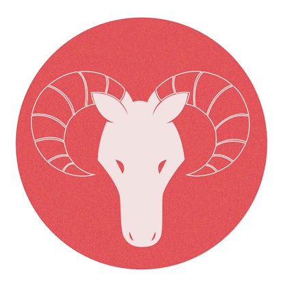 Aries zodiac sign illustration
