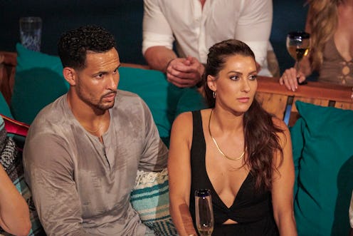 Thomas Jacobs and Becca Kufrin during the 'Bachelor In Paradise' finale.