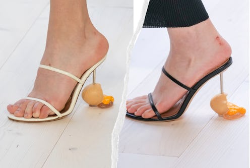 Loewe's egg shoes at Paris Fashion Week were the talk of Twitter where users had a field day. See th...