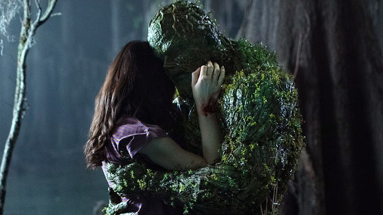 A scene from the movie 'Swamp Thing'
