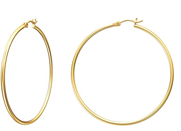 Gacimy Gold Hoop Earrings for Women