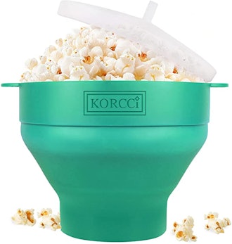 The Original Korcci Microwaveable Silicone Popcorn Popper