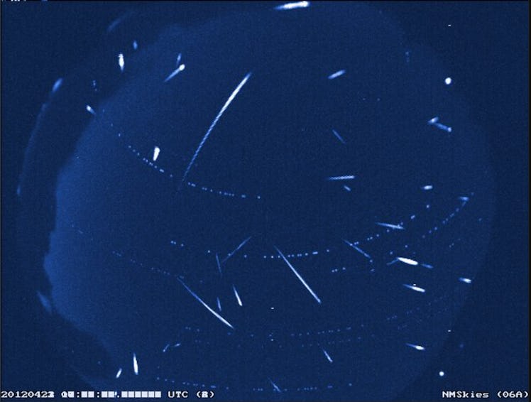 Lyrid meteor shower