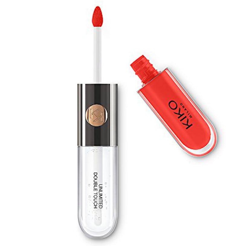 Kiko Milano Unlimited Double Touch Liquid Lipstick in Orange Red