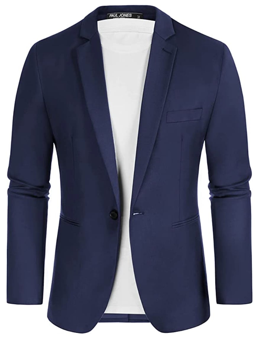 Men&rsquo;s Slim Fit One Button Blazers