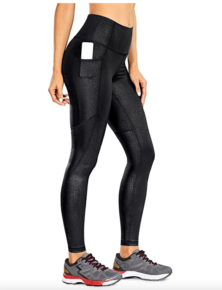 CRZ Yoga Faux Leather Leggings 