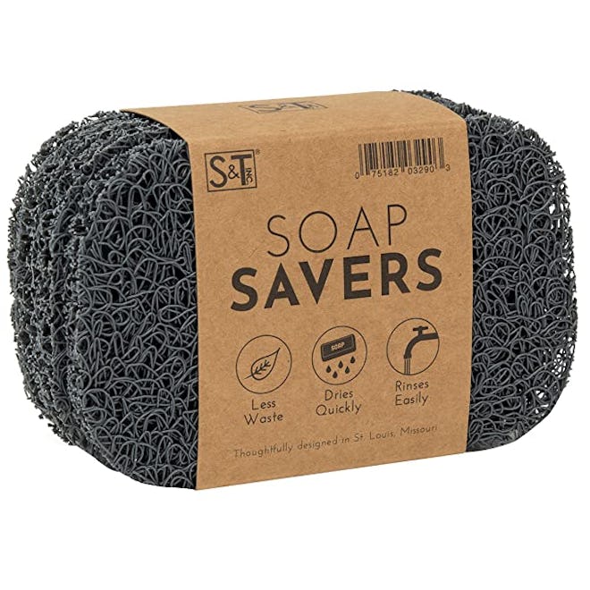 S&T INC. BPA Free Soap Saver (4-Count)