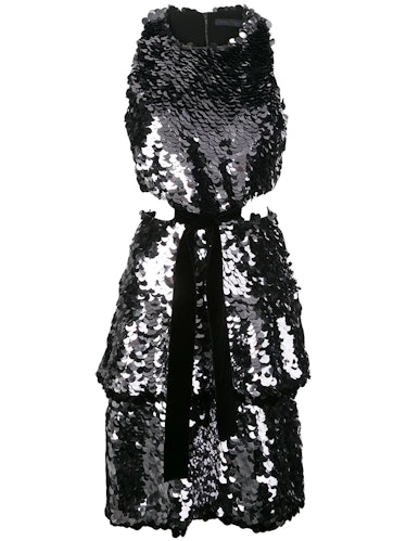 Proenza Schouler sequinned cut-out dress 