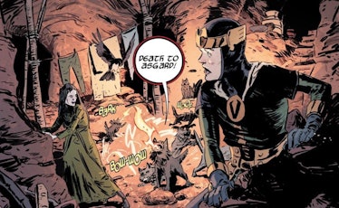 Thori and his Hel-Hound pup siblings making a quick first impression in Journey into Mystery Vol. 1 ...
