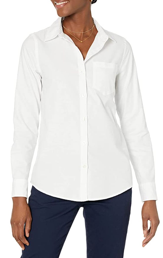 Women's Classic Fit Long Sleeve Button Down