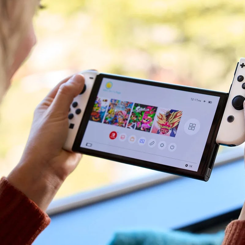 Nintendo Switch in use