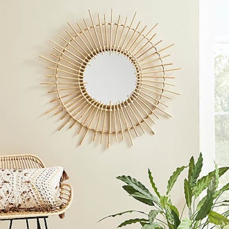 Rattan Wall Mirror 