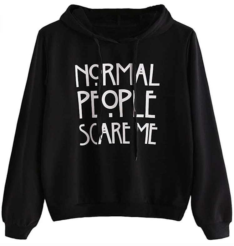 "Normal People Scare Me" Halloween Sweatshirt