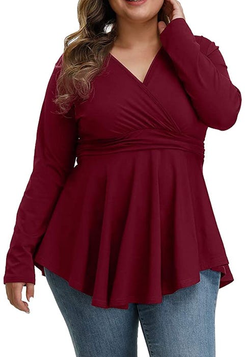 ALLEGRACE Plus Size Tunic