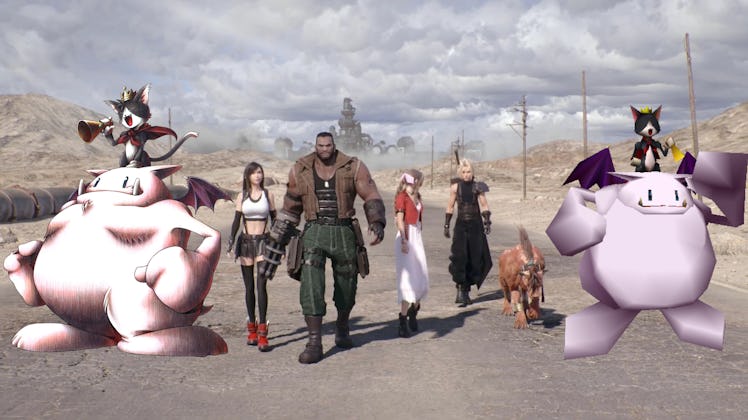 ff7 remake intergrade post credits cait sith