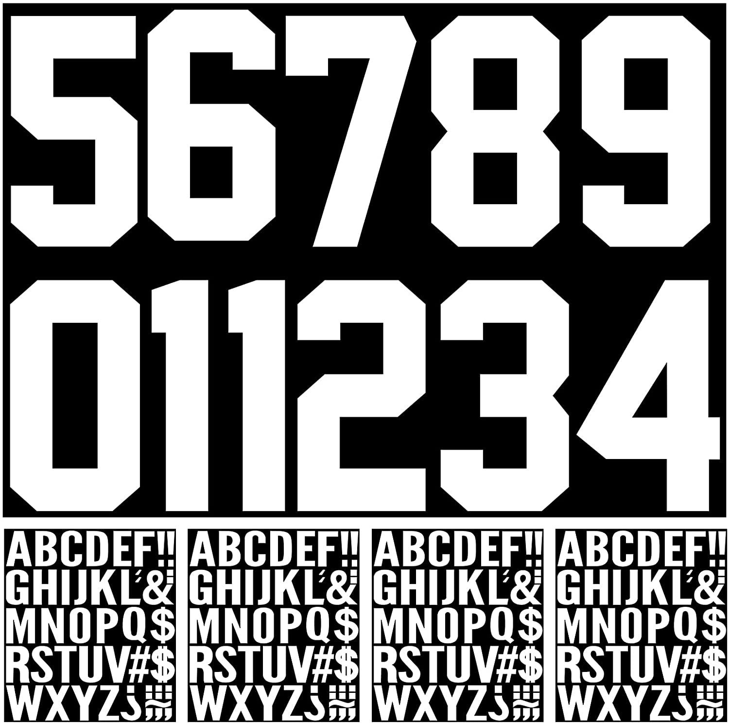 Iron-on Letters and Numbers