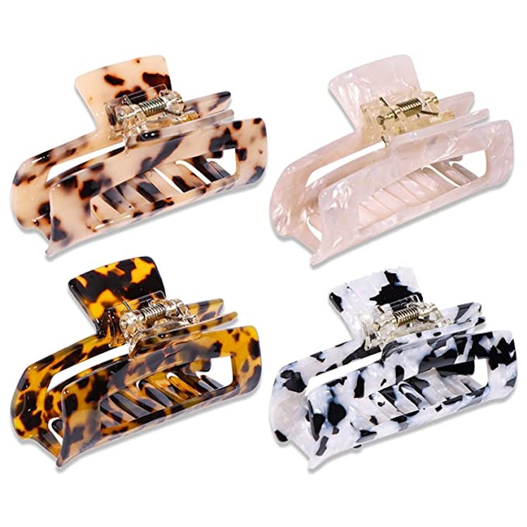 MagicSky Hair Claw Clips (4-Piece)