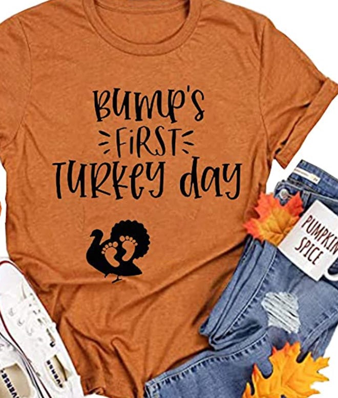 Bump's First Turkey Day Shirt 