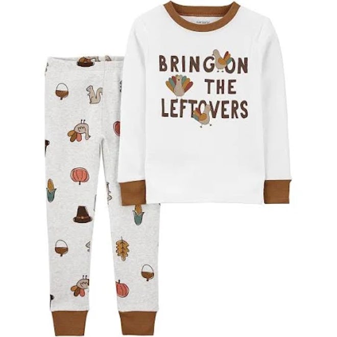 Toddler Carter's Thanksgiving Leftovers Pajama Set