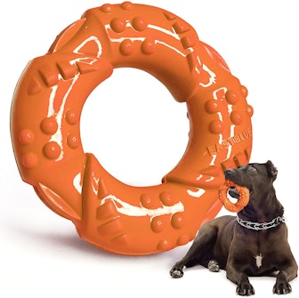EASTBLUE Indestructible Natural Rubber Chew Toy