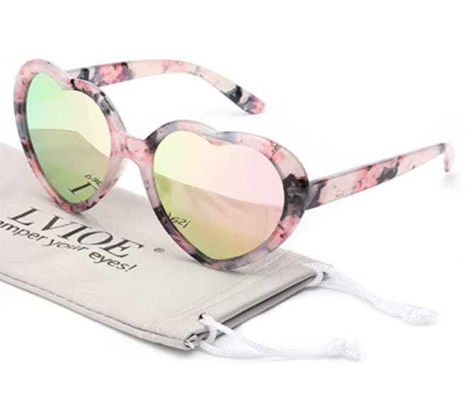 LVIOE Heart Shaped Sunglasses 