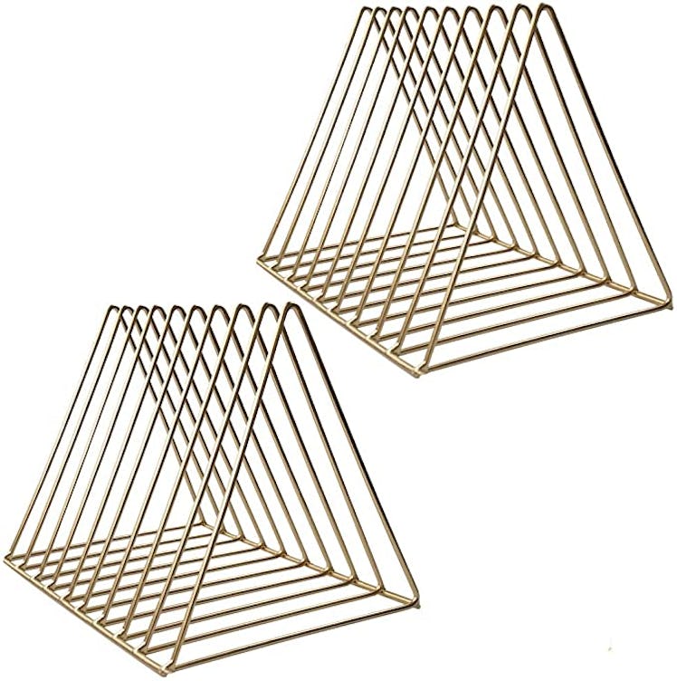 Geometric Desktop Magazine File Organizer (2-Pack)