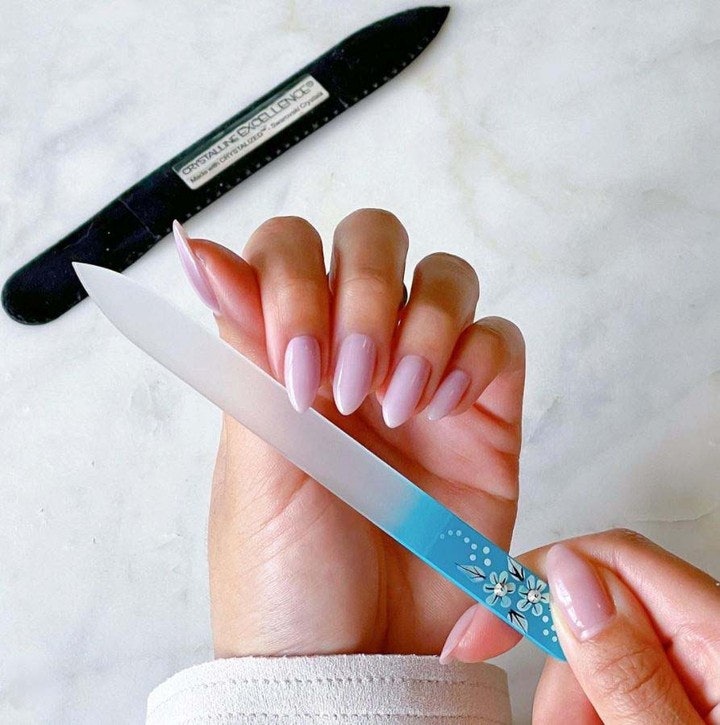 Luxury Nailcare: Mont Bleu Glass Nail Files | All the Vanity