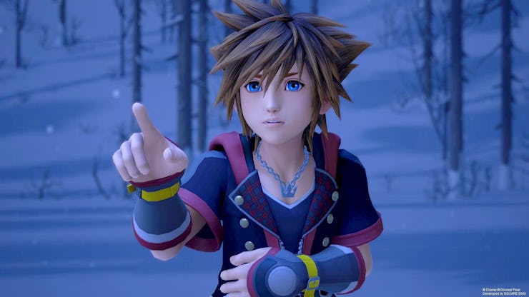 Sora kingdom hearts 3 frozen