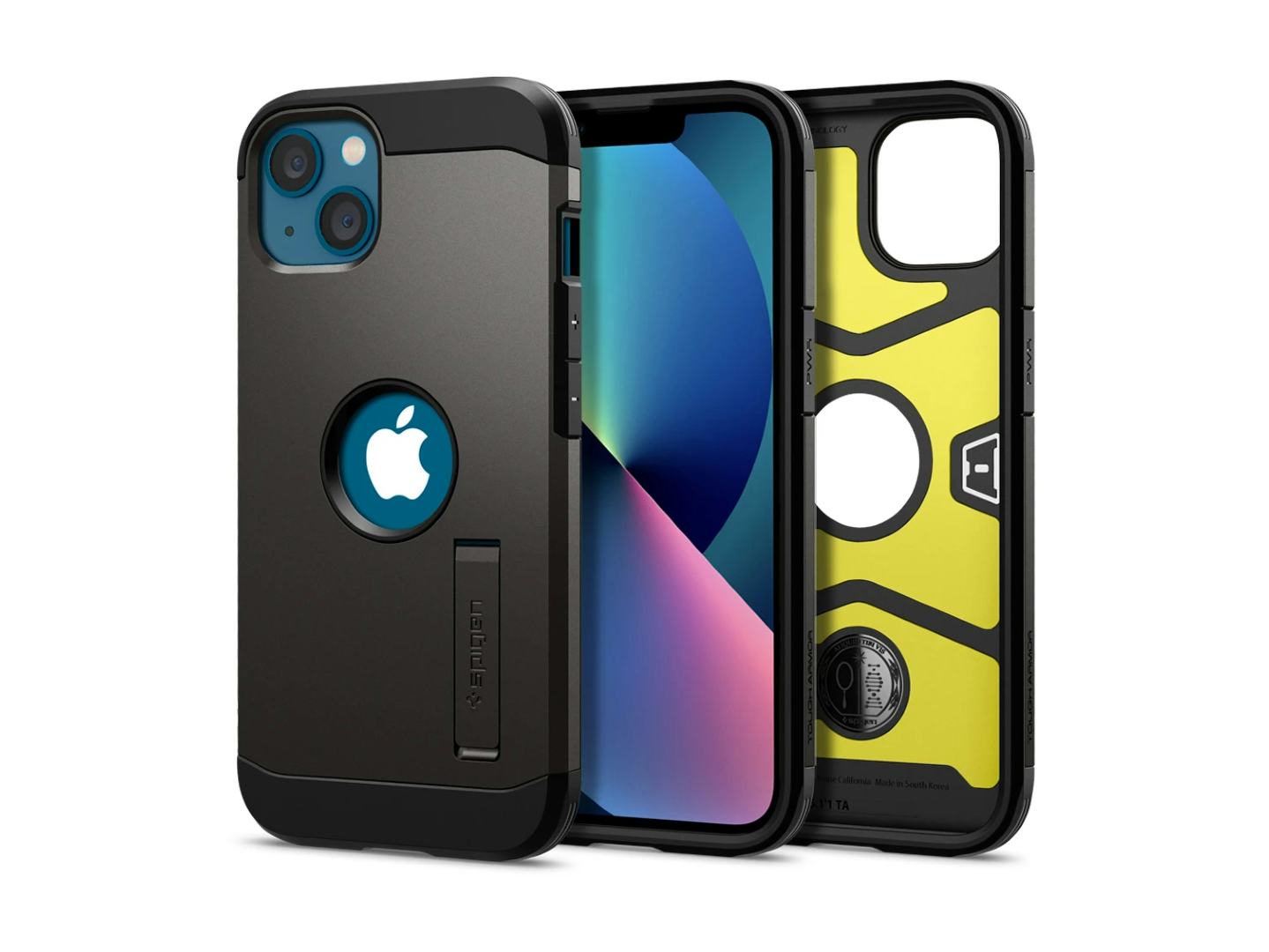 Spigen Funda iPhone 13 Mini Case Tough Armor para Apple iPhone 13 Mini  (2021) - Black : : Electrónicos