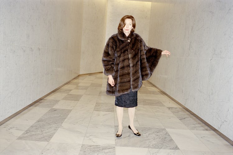 An image from “Social Studies,” with Tilda Swinton, W magazine, 2008.