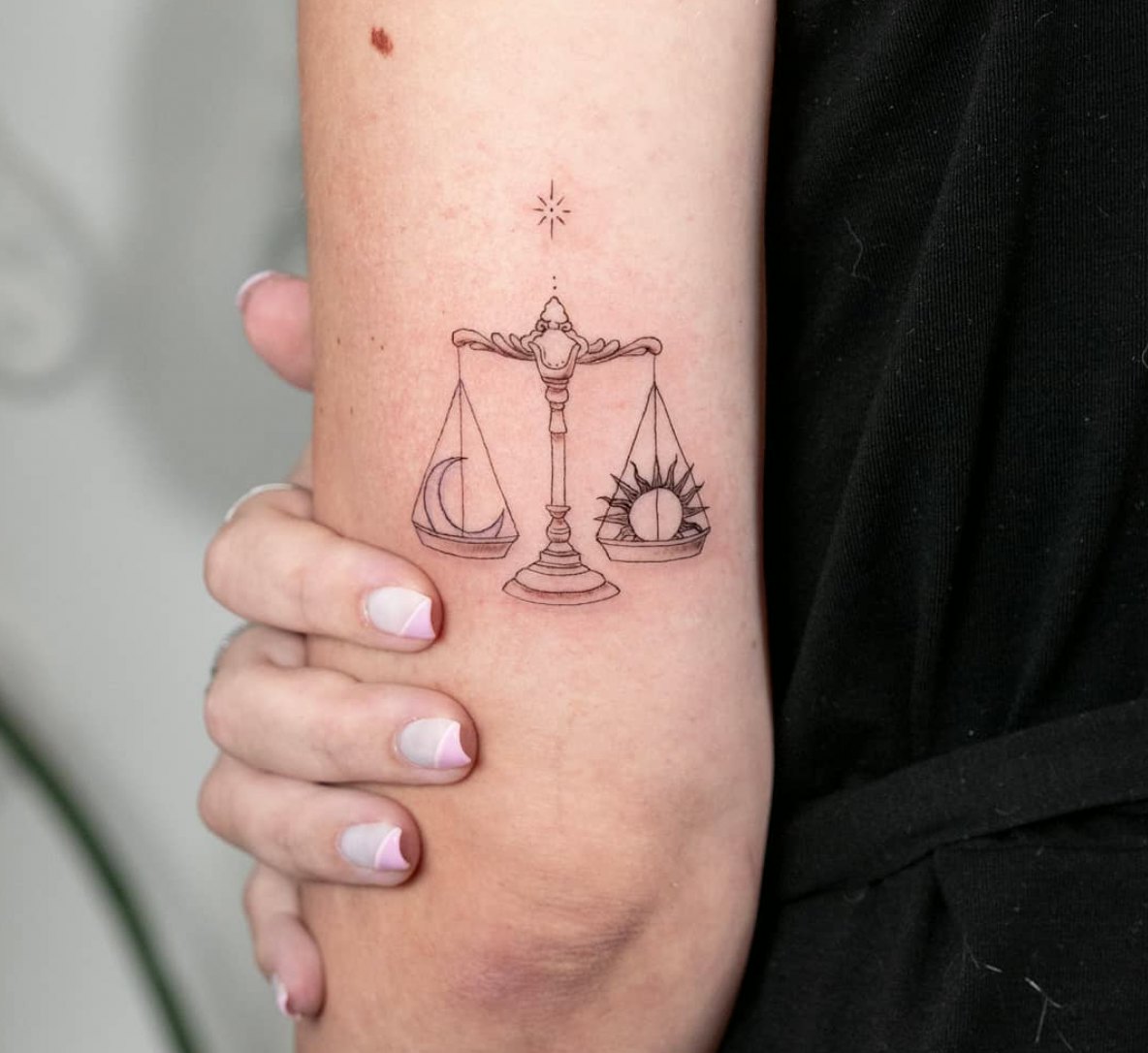 30 Splendid Libra Tattoos On Wrist  Tattoo Designs  TattoosBagcom