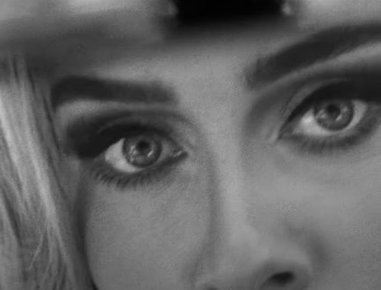 Adele in a clip for her single "Easy on Me"