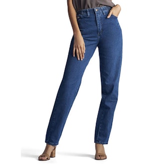 LEE Relaxed-Fit Side Elastic Tapered-Leg Jean 