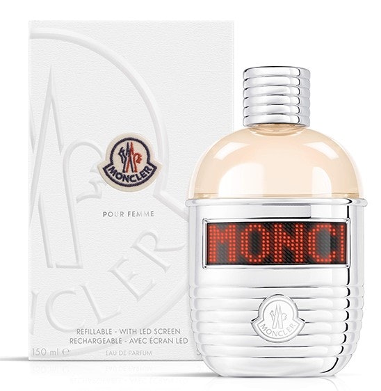 A Moncler Perfume Is Here, Featuring A Customizable LED Screen