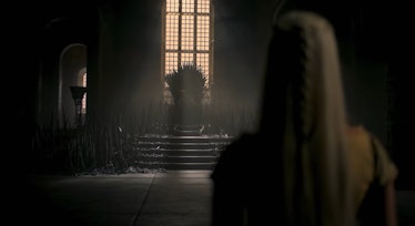 The Iron Throne as seen in the first House of the Dragon trailer
