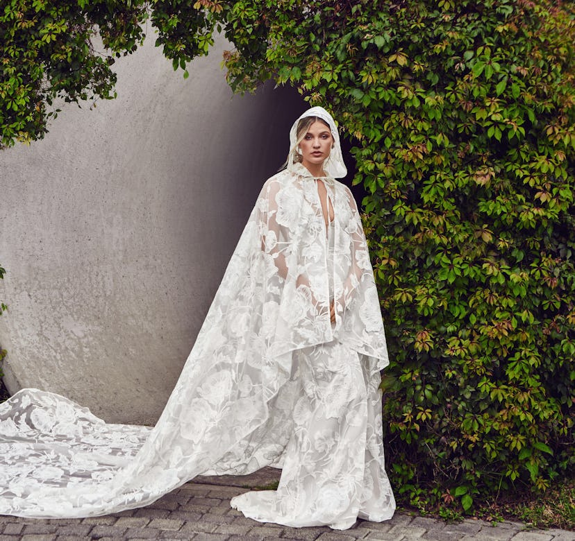 Virginia Cape Gown From Nadia Manjarrez Studio Bridal.