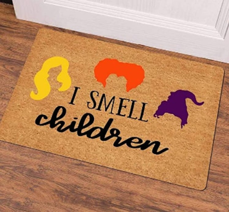 These Halloween doormats include cute and spooky options.