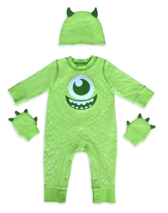 This Mike Wazowski baby costume is one Halloween costume choice from the Disney Store.