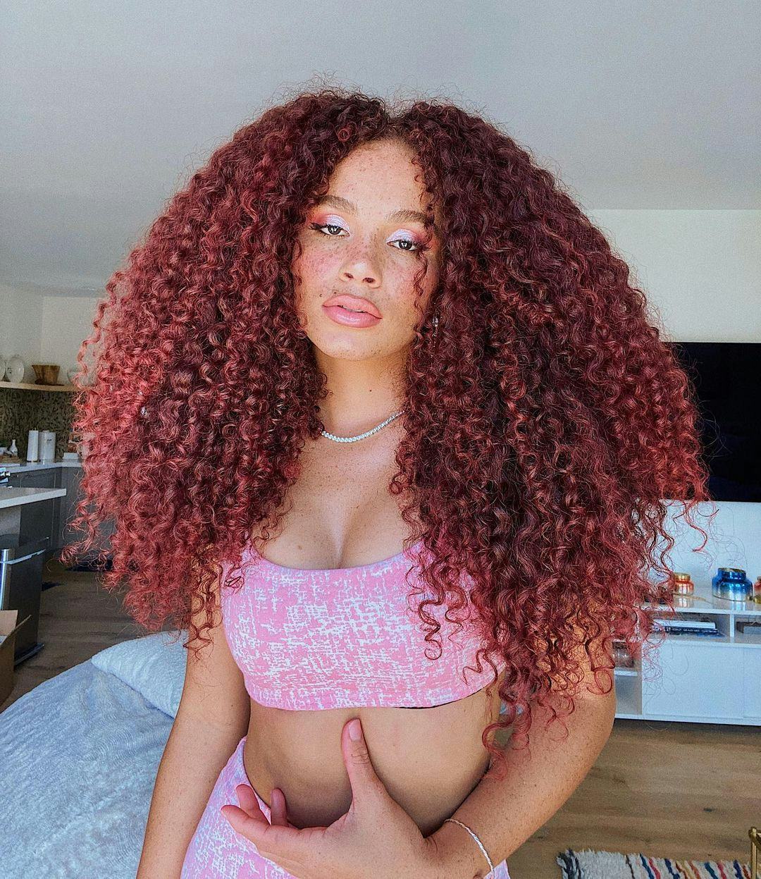 hairstyles for long curly hair 