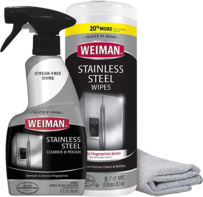 Weiman Stainless Steel Cleaner Kit