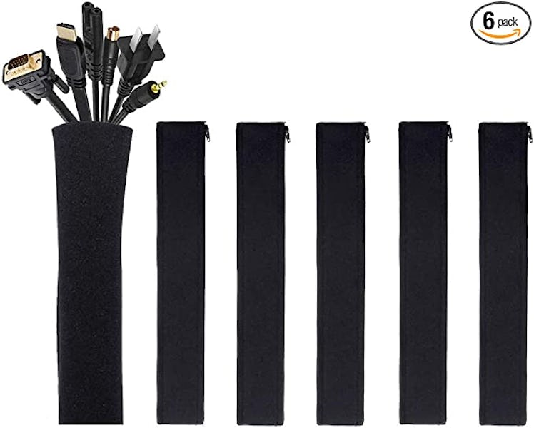 JOTO Cable Management Sleeve (6-Pack)