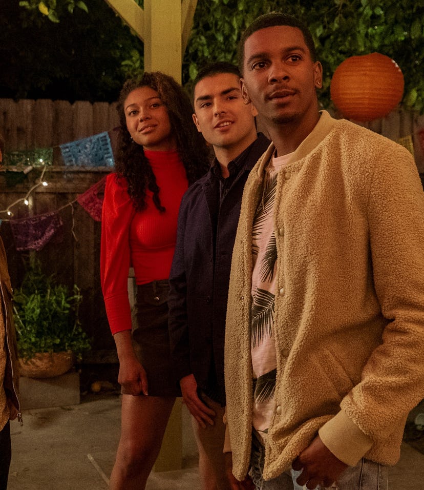 JASON GENAO as RUBY MARTINEZ, SIERRA CAPRI as MONSE FINNIE, DIEGO TINOCO as CESAR DIAZ, and BRETT GR...
