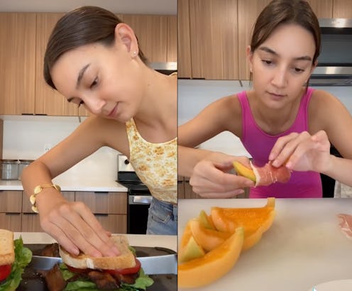 Emily Mariko makes lunch recipe salmon bowl.