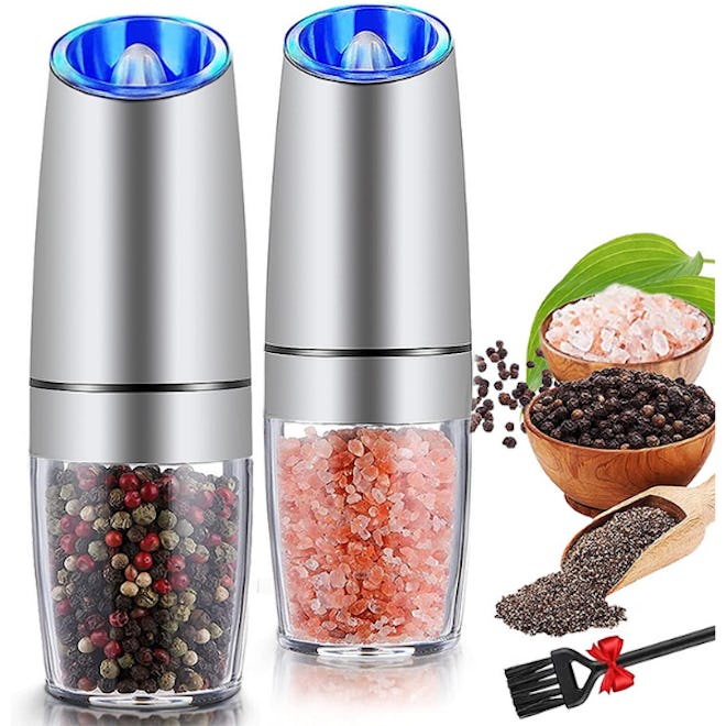 XinXu Gravity Electric Salt and Pepper Grinder Set