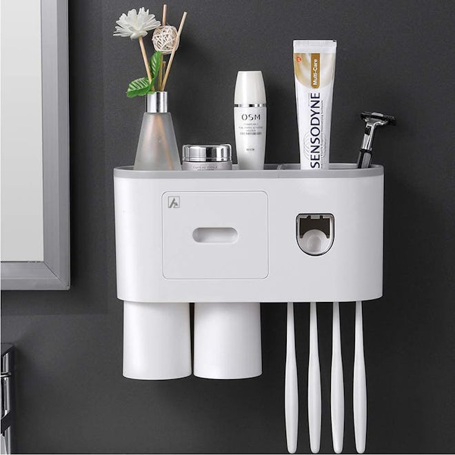 Aeakey Wall Mounted Toothbrush Holder Kit