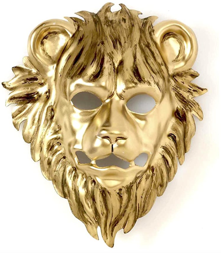 The 'Squid Game' VIPs wear golden animal masks.