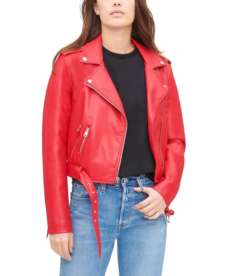 Levi's Women's Faux-Leather Moto Jacket