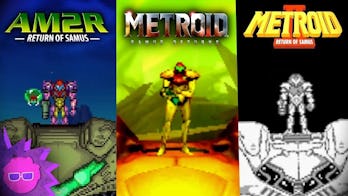 Different versions of 'Metroid II'