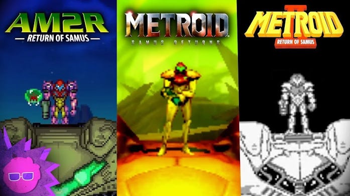 Different versions of 'Metroid II'
