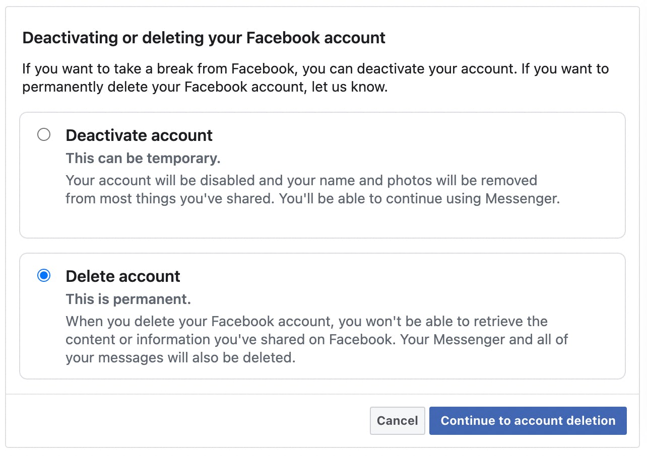 What Happens When You Delete Facebook? Here’s How To Deactivate Or Wipe